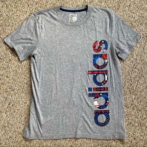 Adidas Boys Gray/Red/Blue/White “The Go-To Tee”